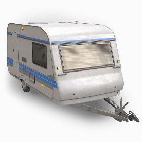 3D Camper Hobby 400 model